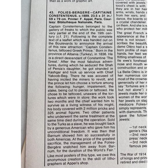 Folies Bergère, Capitaine Constentenus, Casino De Paris, Nini Patte, Music Hall - Picture 5 of 5